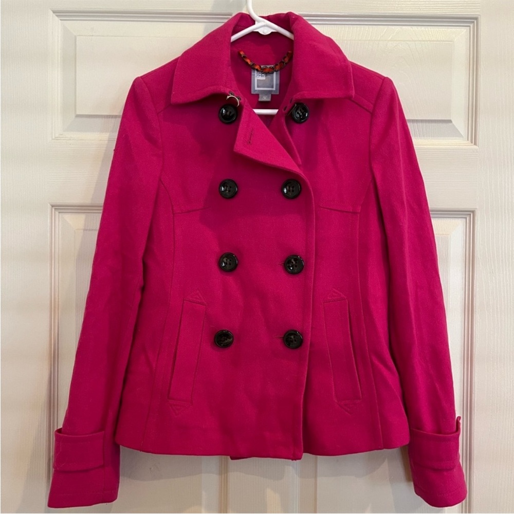 JCP pink wool winter jacket